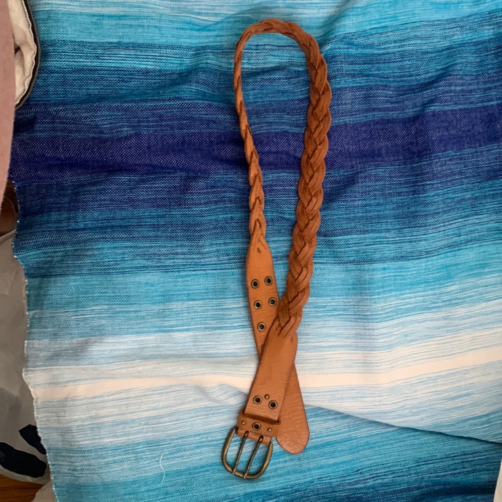 Leather belt